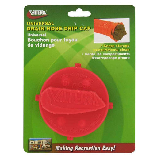 Universal Fit Drain Hose Drip Cap Red - Young Farts RV Parts