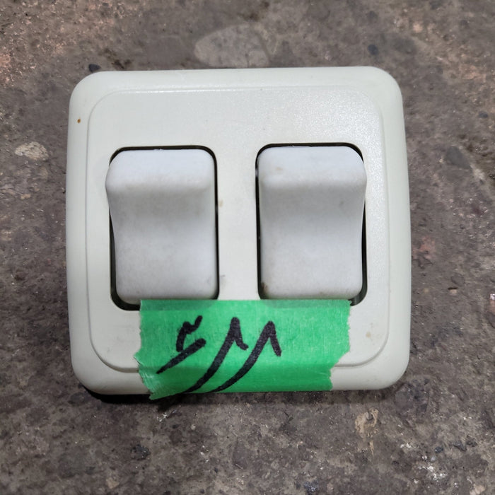 Used 12v RV Double Light Switch