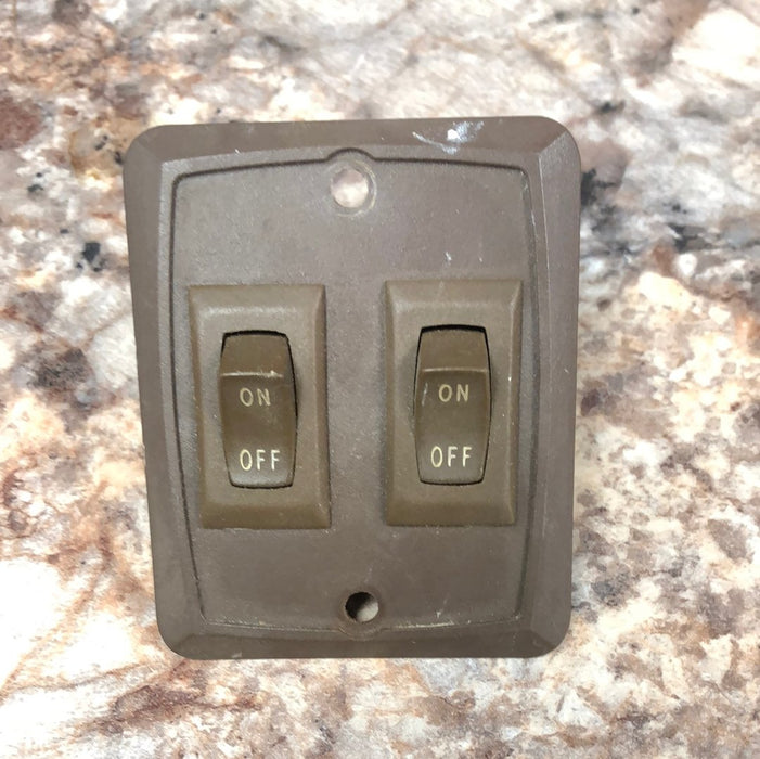 Used 12v RV Double Light Switch