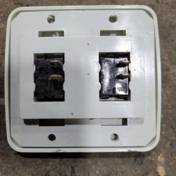 Used 12v RV Double Light Switch