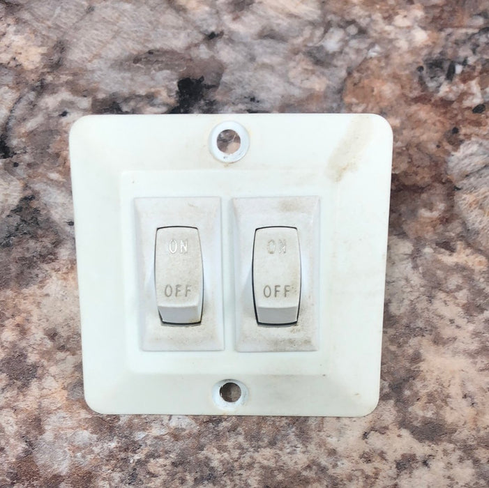 Used 12V RV Double Light Switch