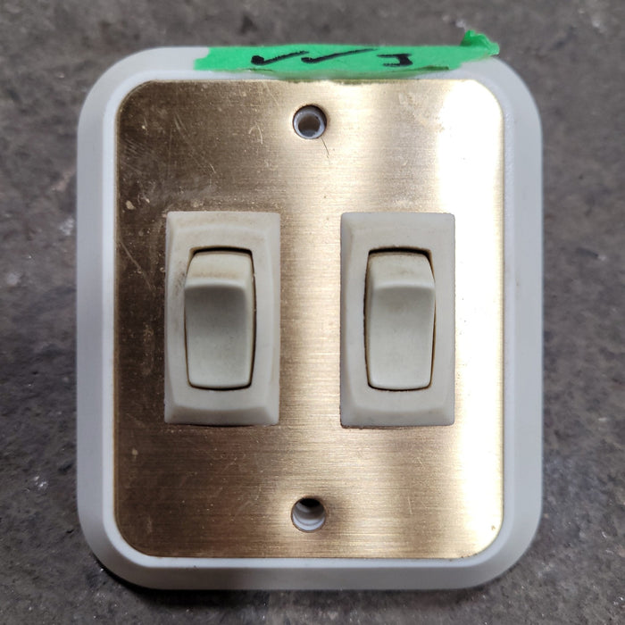 Used 12v RV Double Light Switch
