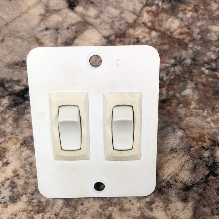 Used 12v RV Double Light Switch