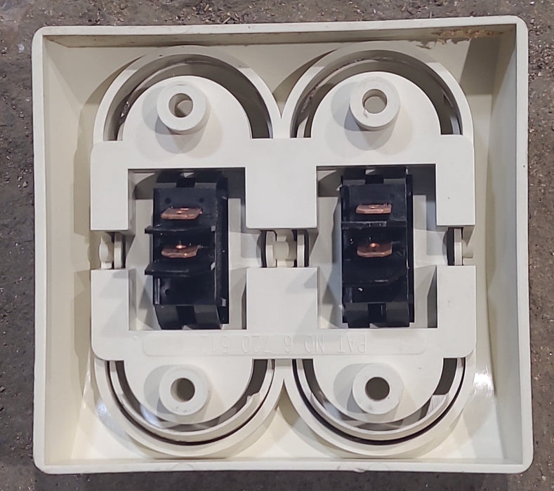Used 12v RV Double Light Switch