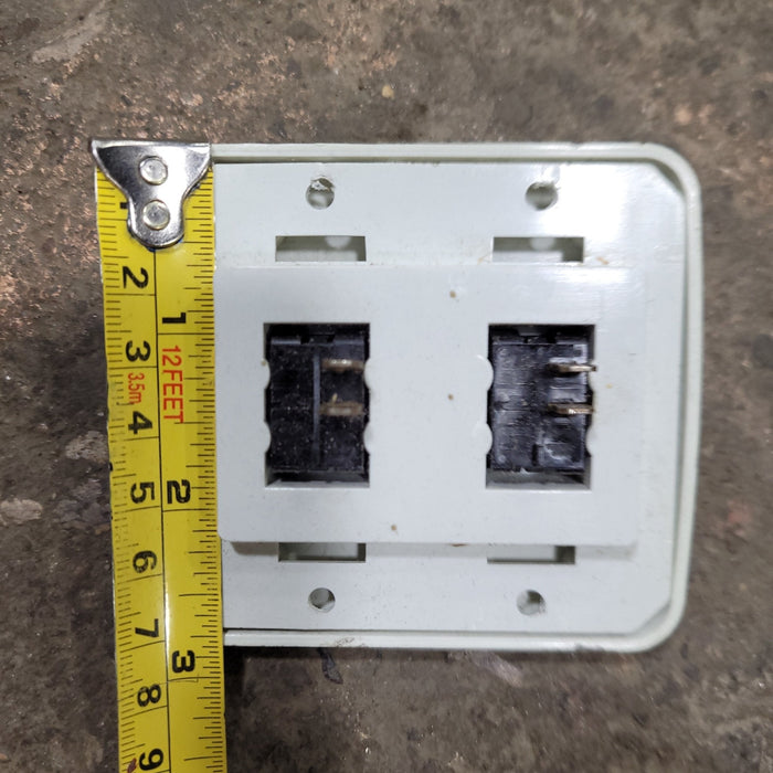 Used 12v RV Double Light Switch
