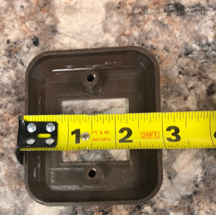 Used 12v RV Double Light Switch wall plate / faceplate cover