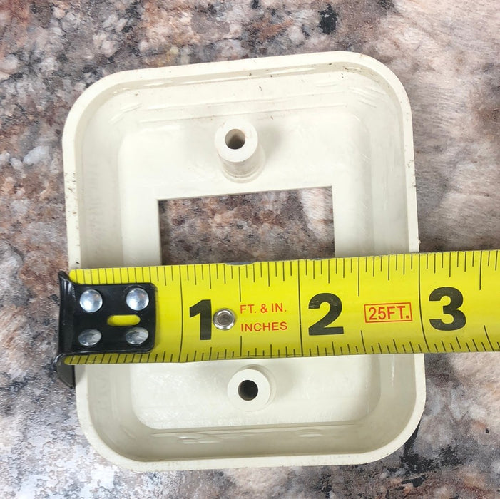 Used 12v RV Double Light Switch wall plate / faceplate cover