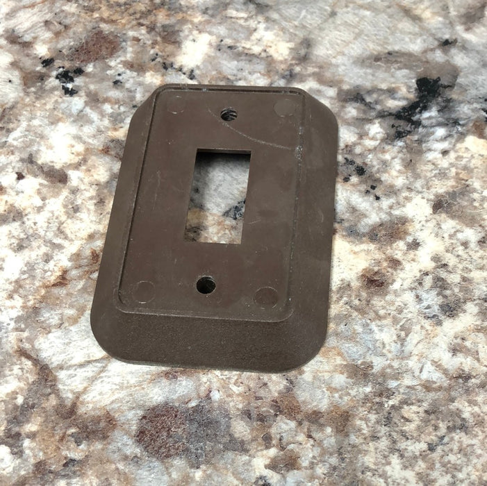 Used 12v RV Single Light Switch wall plate / faceplate cover