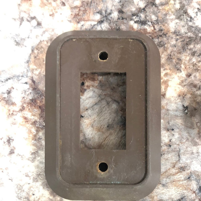 Used 12v RV Single Light Switch wall plate / faceplate cover