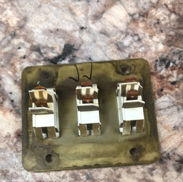 Used 12v RV Triple Light Switch