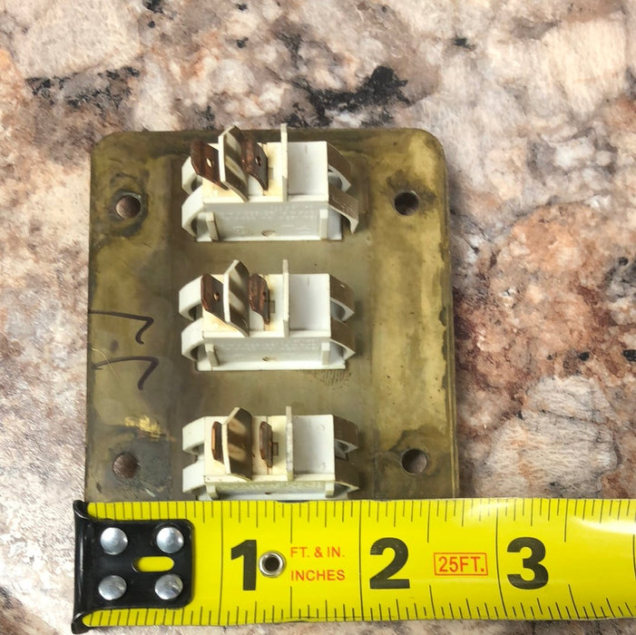 Used 12v RV Triple Light Switch