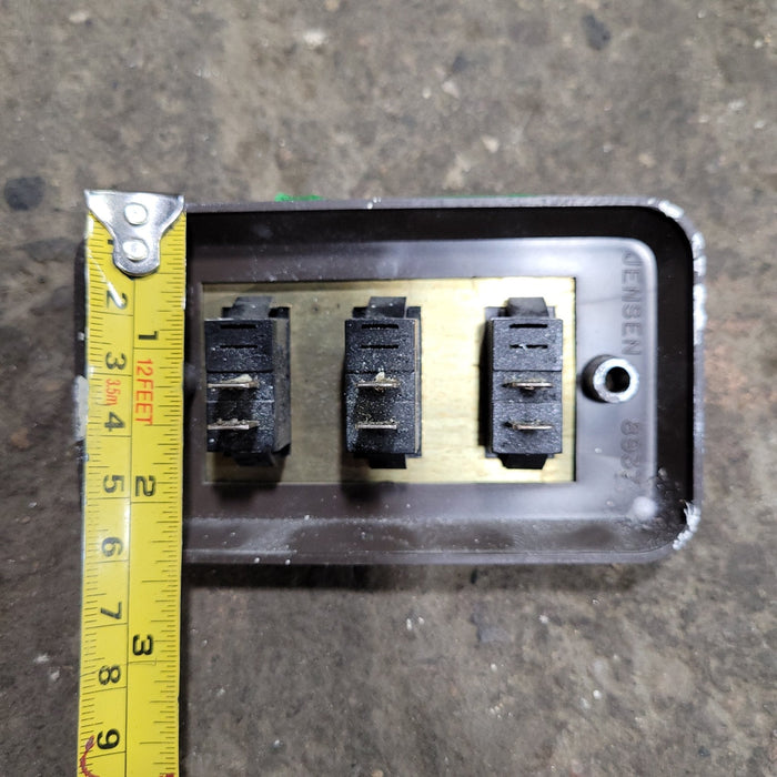 Used 12v RV Triple Light Switch