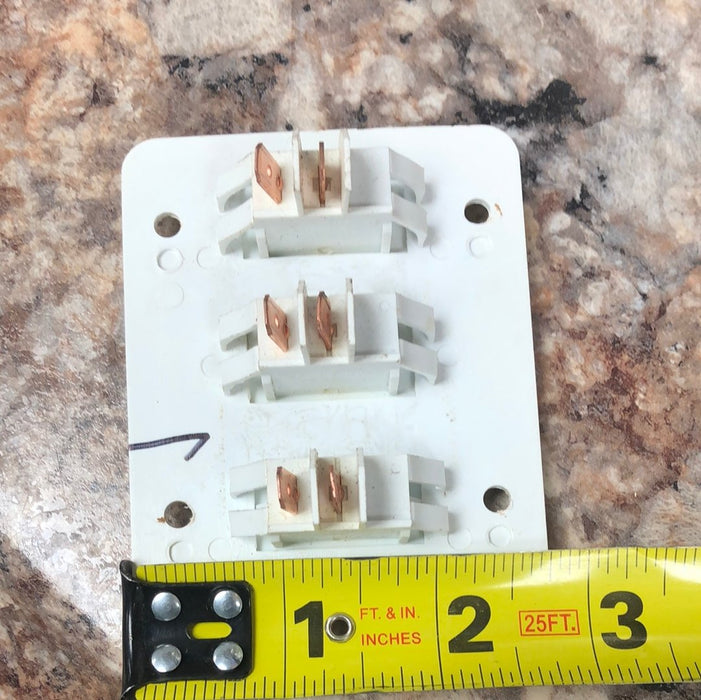 Used 12v RV Triple Light Switch