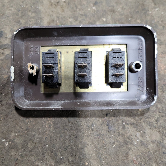 Used 12v RV Triple Light Switch