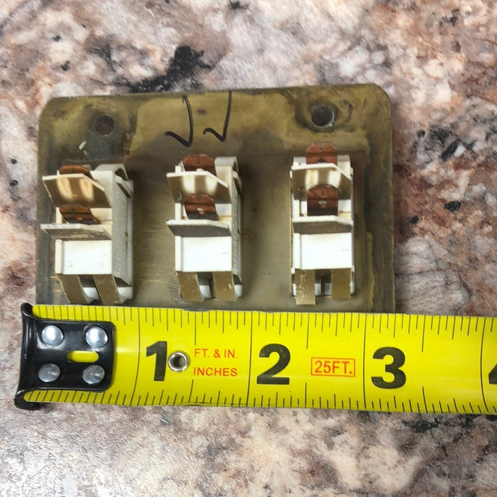 Used 12v RV Triple Light Switch