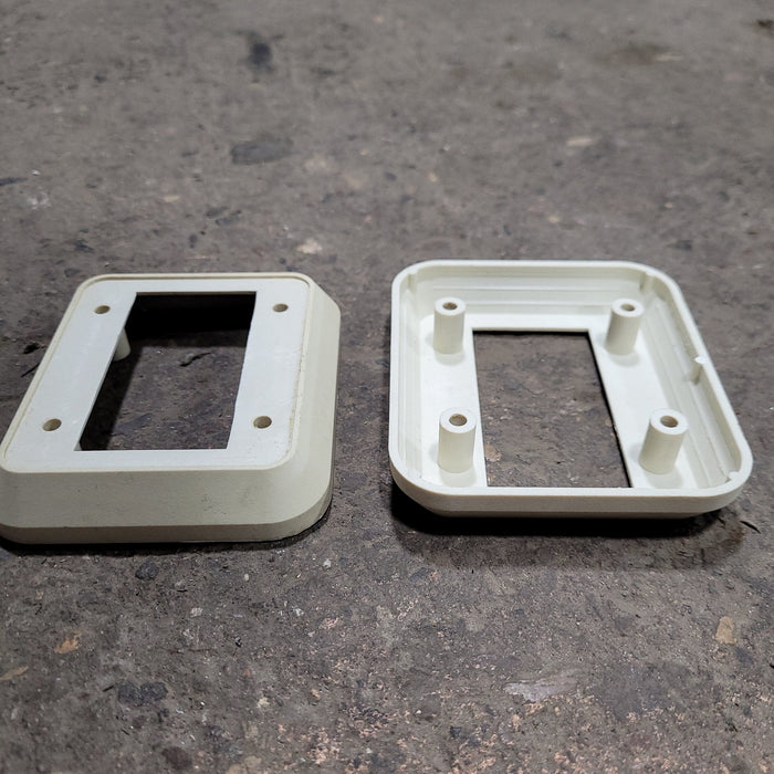 Used 12v RV Triple Light Switch wall plate / faceplate cover - Single