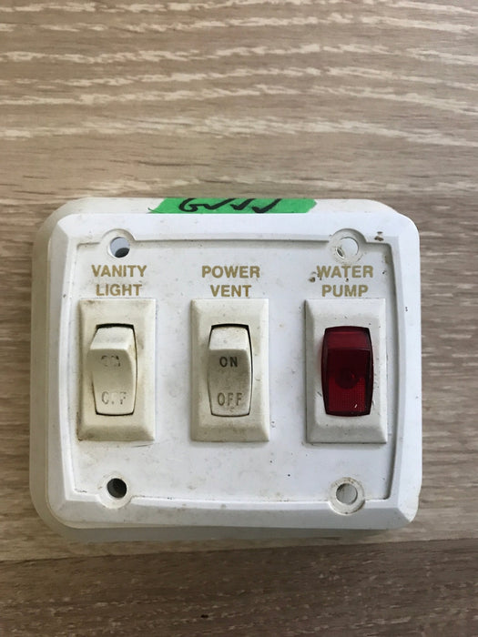 Used 12v RV Triple Switch