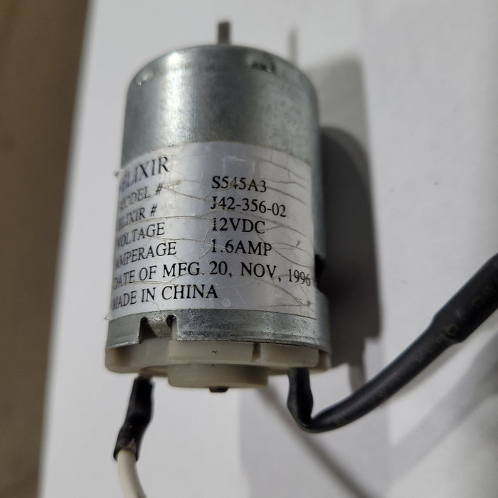Used  Elixir 12V Vent Motor - J42-356-02