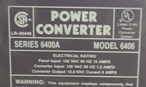 Used 15 AMP B&W Power Station - Young Farts RV Parts