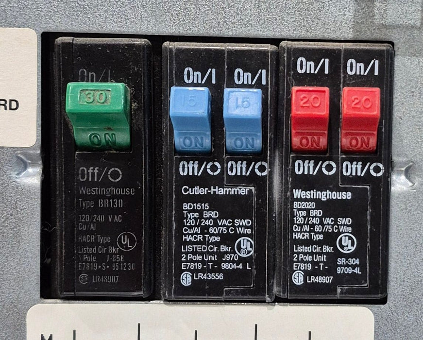 Used 30 AMP Magnetek DC Distribution Panel - Model 80