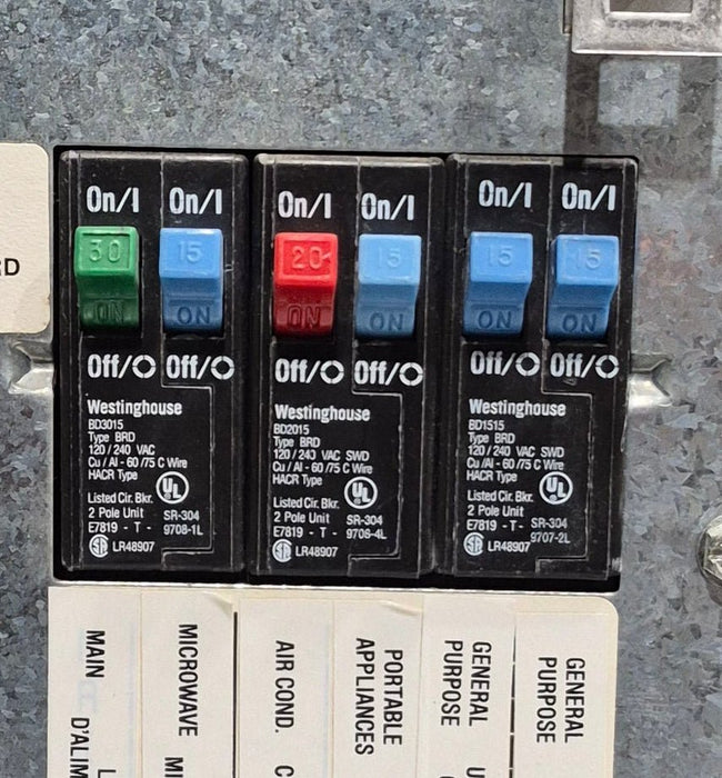 Used 30 AMP Magnetek DC Distribution Panel - Model 80