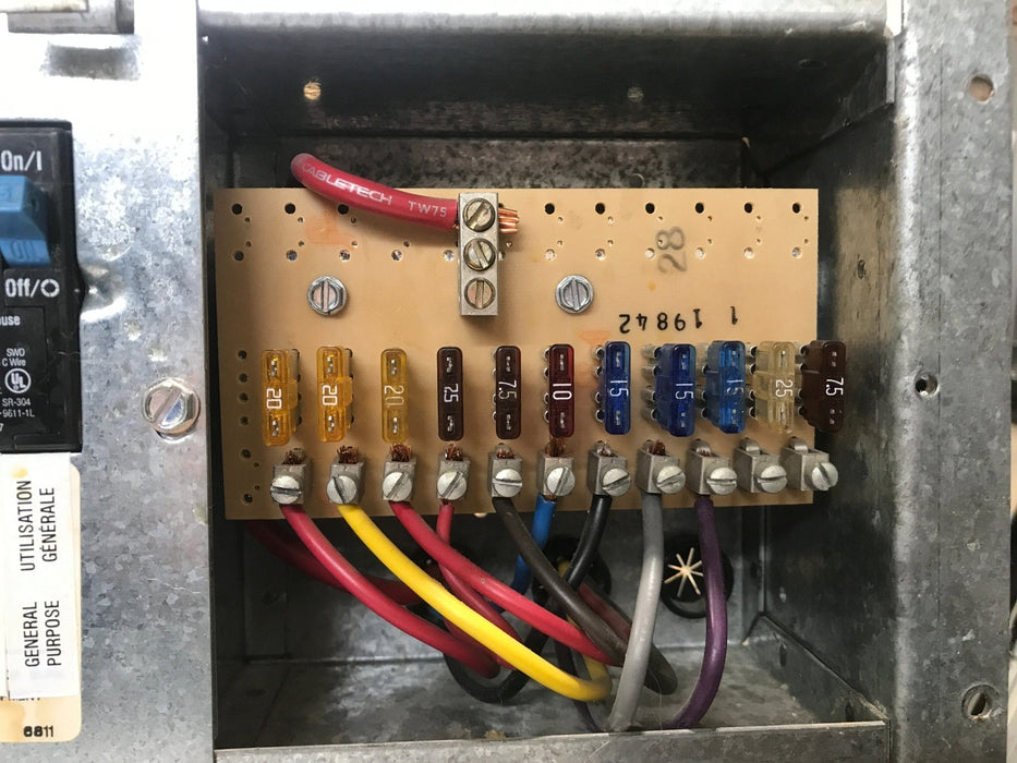 Used 30 AMP Magnetek DC Distribution Panel - Model 80