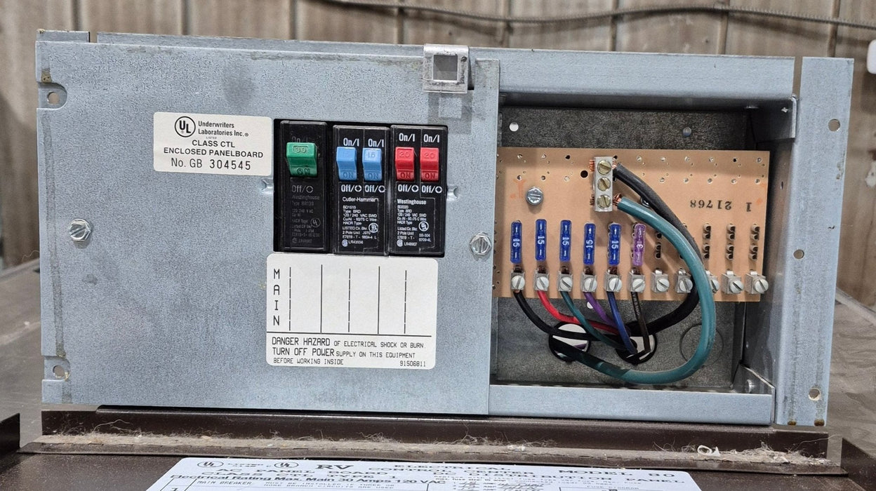 Used 30 AMP Magnetek DC Distribution Panel - Model 80