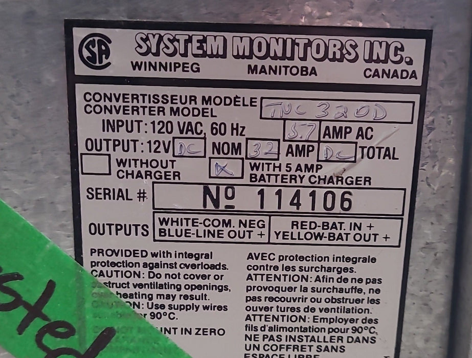 Used 32 AMP Converter TNC320D