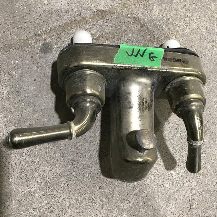 Used 4" Shower Faucet With Diverter, Bronze, Bronze Handles