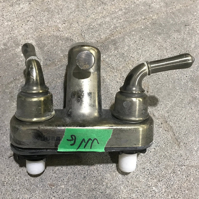 Used 4" Shower Faucet With Diverter, Bronze, Bronze Handles