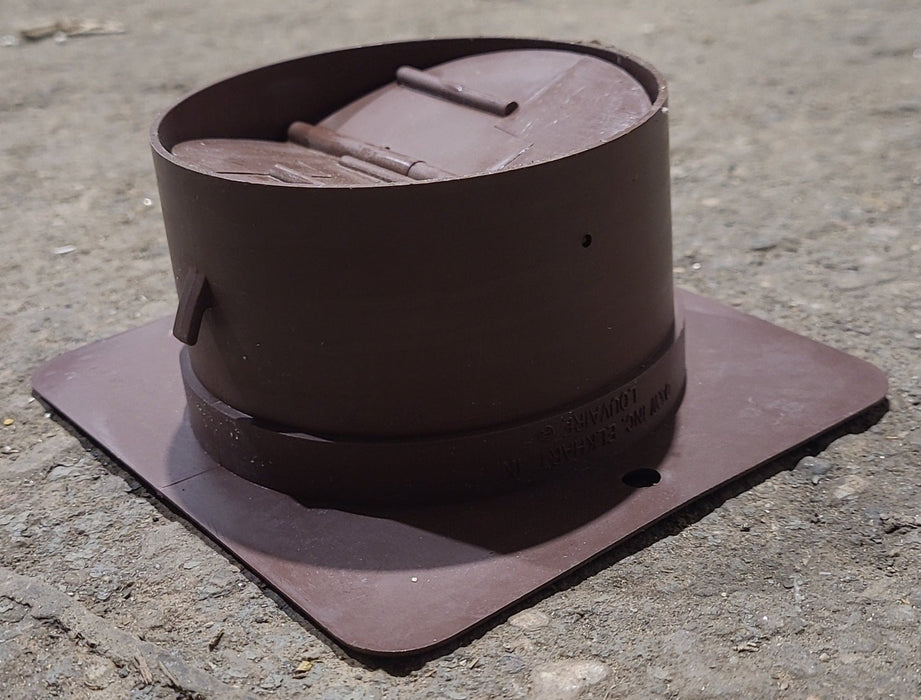 Used 4” Brown Furnace Ducting- single