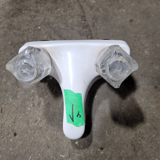 Used 4" Shower Faucet White - Young Farts RV Parts