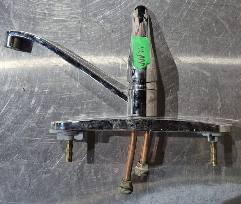 Used 8" Kitchen Faucet, Chrome, Chrome Lever Handle