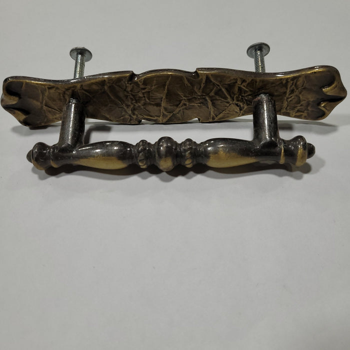 Used Antiqued Bronze Cabinet Handle 3" Hole Spacing