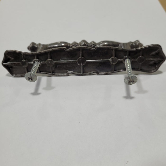 Used Antiqued Bronze Cabinet Handle 3" Hole Spacing