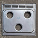 Used Atwood 3 Burner Main Top, Silver (Stainless Steel), Slotted - 21" X 19 1/2" - Young Farts RV Parts