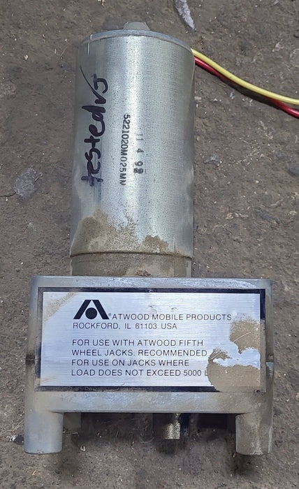 Used Atwood Landing Gear Electric Motor,12VDC - 5221020M025MM