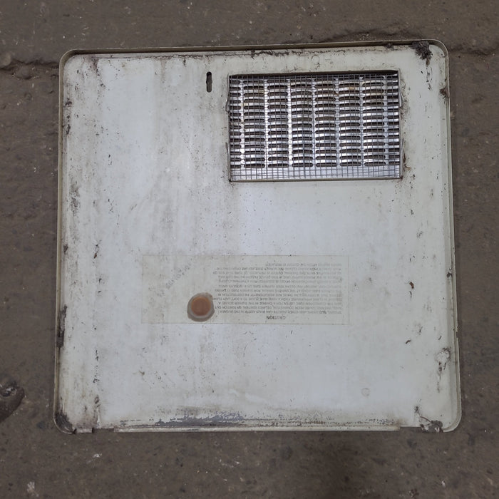 Used Atwood/ Dometic Water Heater Access Door Off White For 10 Gallon Tank