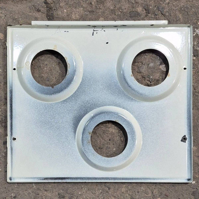 Used Atwood Wedgewood 3 - Burner Main Top, Almond - 53582 - Young Farts RV Parts