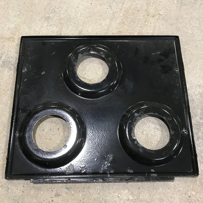 Used Atwood/ Wedgewood 3-Burner Main Top, Black - 53082