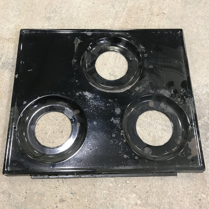 Used Atwood/ Wedgewood 3-Burner Main Top, Black - 53082