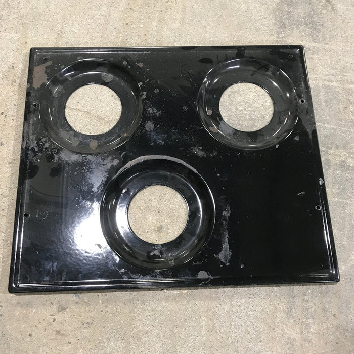 Used Atwood/ Wedgewood 3-Burner Main Top, Black - 53082