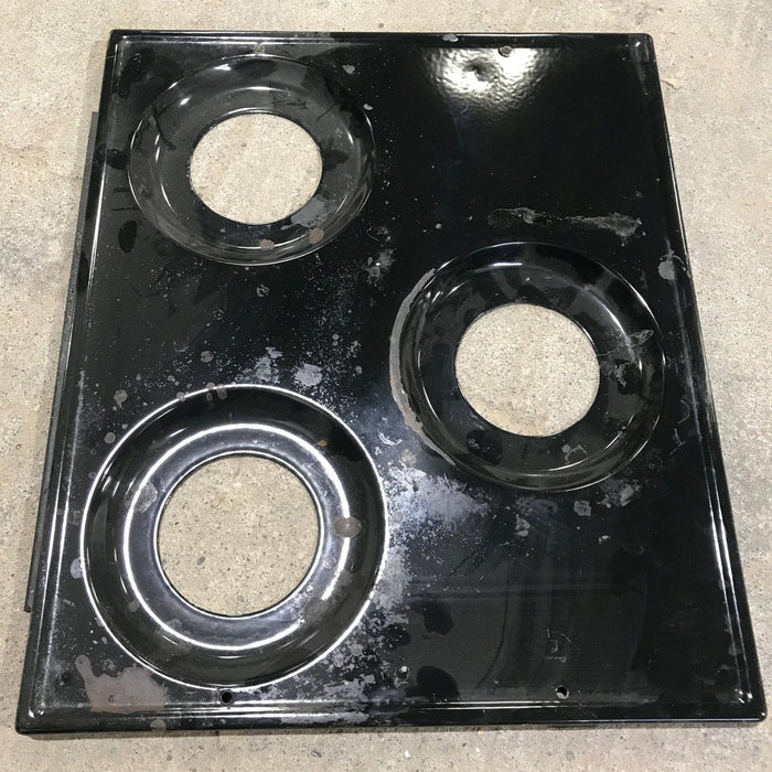 Used Atwood/ Wedgewood 3-Burner Main Top, Black - 53082