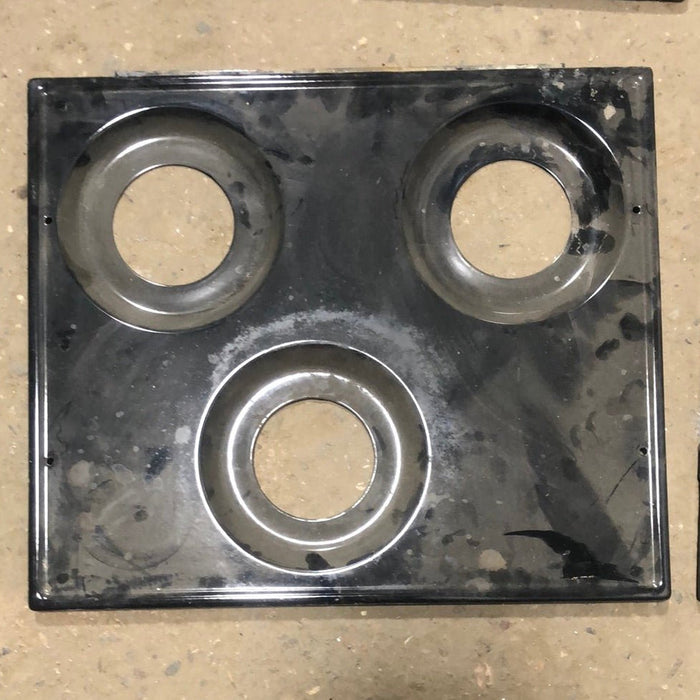 Used Atwood / Wedgewood 3-Burner Main Top, Black - 53583