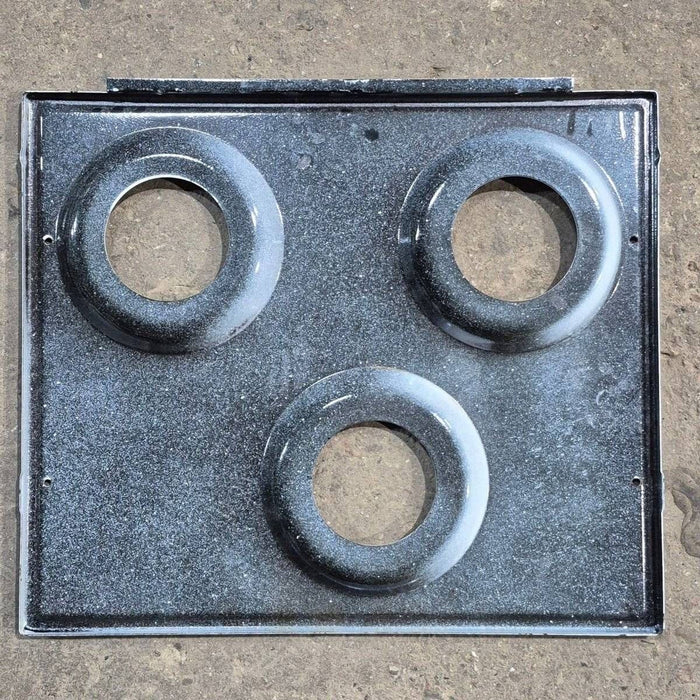 Used Atwood/ Wedgewood 3-Burner Main Top, White - 53584