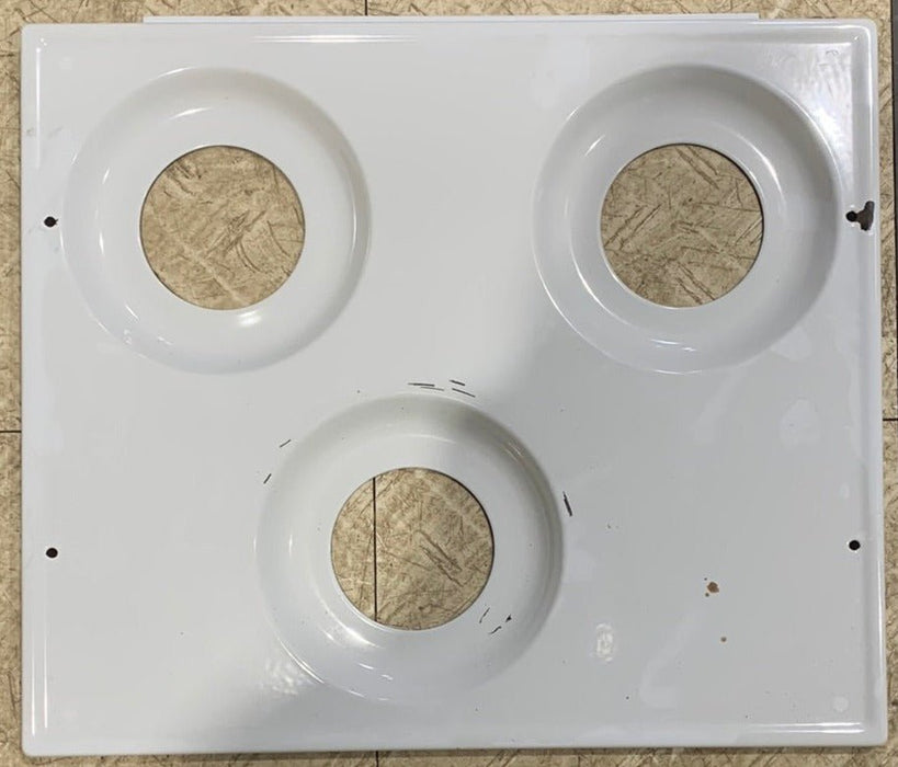 Used Atwood/ Wedgewood 3-Burner Main Top, White - 53584