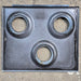 Used Atwood/ Wedgewood 3 - Burner Main Top, White - 53584 - Young Farts RV Parts