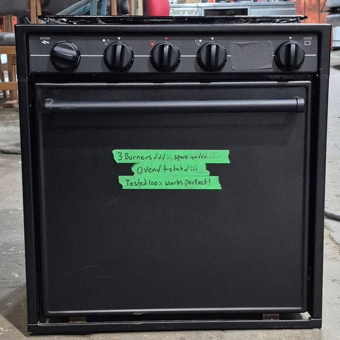 Used Atwood / Wedgewood Range Stove 3-Burner, - R-2138BBP - 21 X 20.125 X 21.25