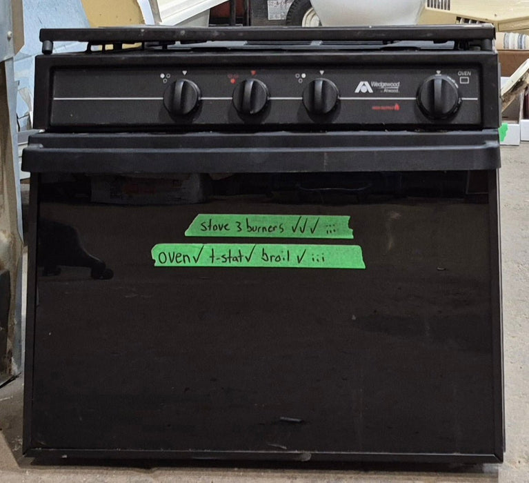 Used Atwood / Wedgewood Range Stove 3-Burner - R-W1730BG