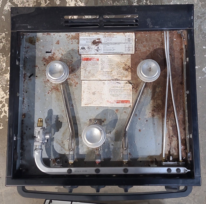 Used Atwood / Wedgewood range stove 3-burner R-W1730W1